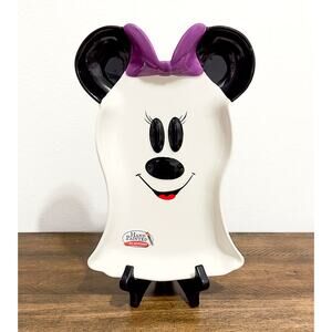 NWT: Disney - Minnie Mouse Ghost Halloween Figural Plate / Tray